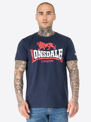 LONSDALE Shirt in Blue: front
