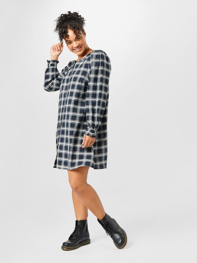 Rochie tip bluză 'HARMONY' Zizzi pe bleumarin / negru, Vizualizare model