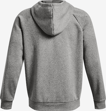 UNDER ARMOUR Athletic Zip-Up Hoodie 'Rival' in Grey