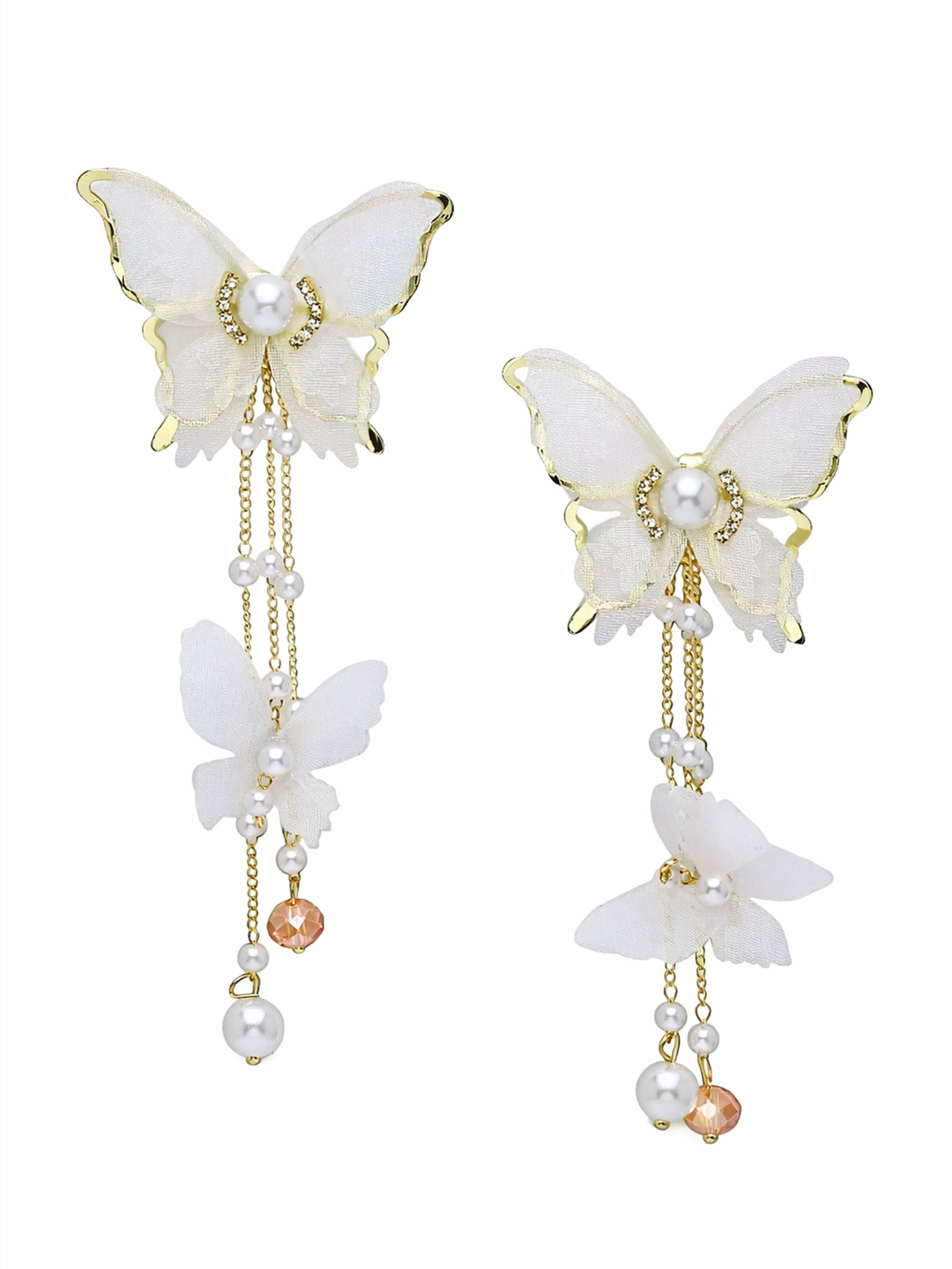 AVANT-GARDE PARIS Øreringe i hvid, Produktvisning