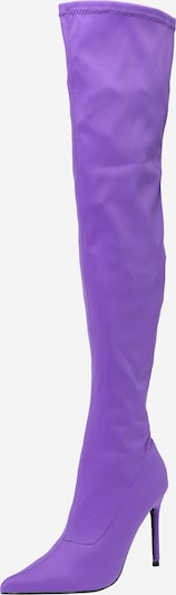 Nasty Gal Škornji čez koleno | lila barva, Prikaz izdelka