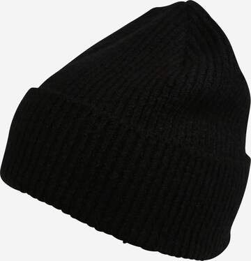 WEEKDAY Beanie in Black: front