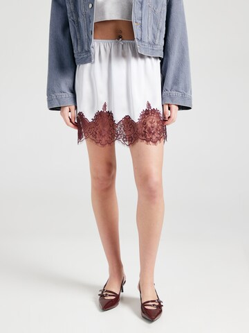Jupe TOPSHOP en argent : devant