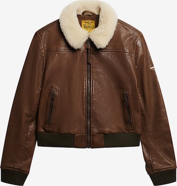 Superdry Between-Season Jacket in Brown: front