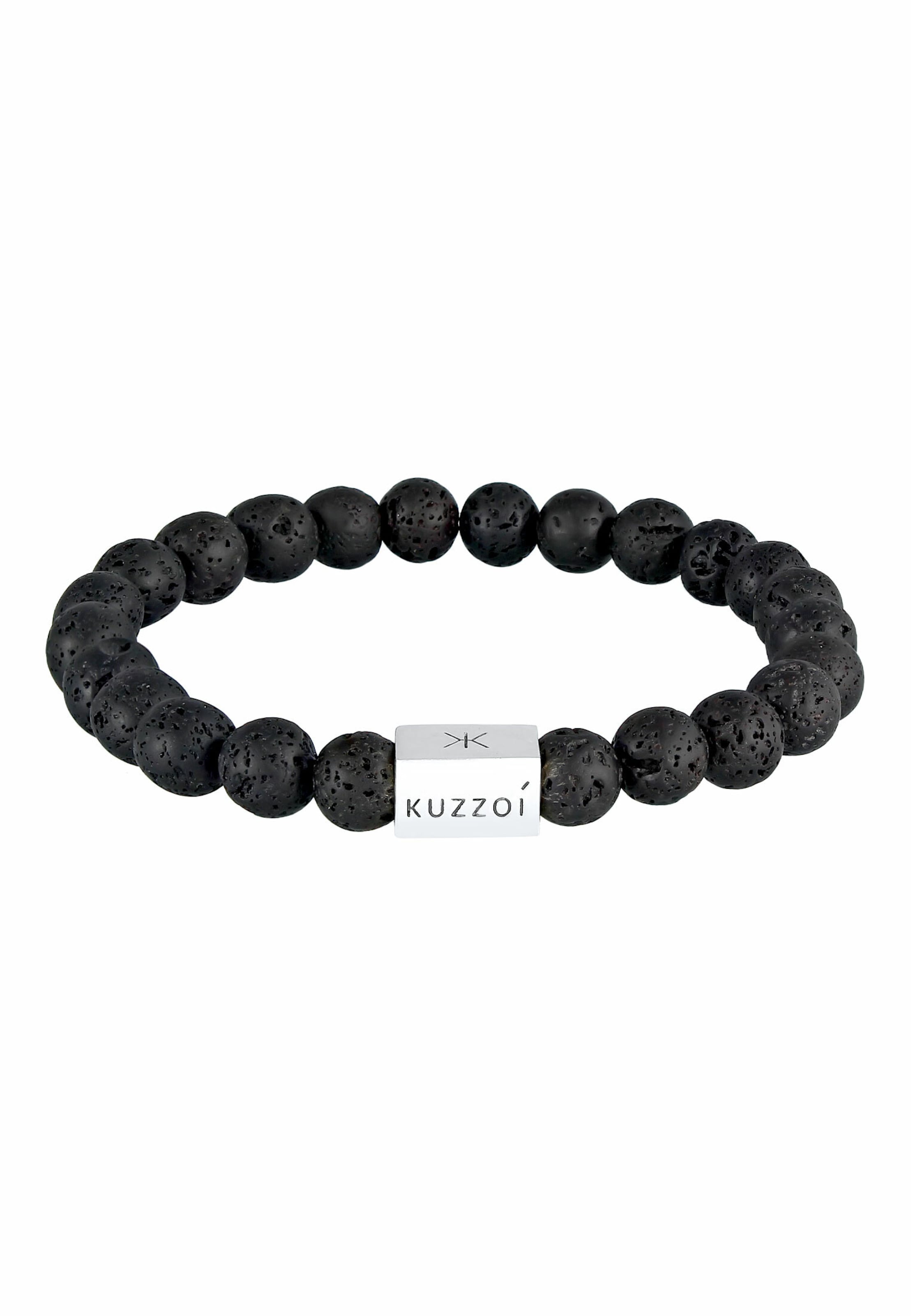 KUZZOI Bracelet 'Geo' in Black: front