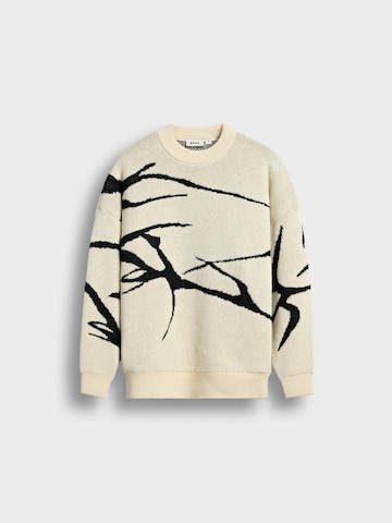 Burocs Sweater in Beige: front