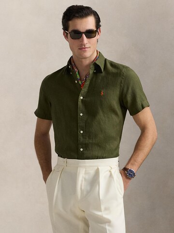 Polo Ralph Lauren - Regular Fit Camisa em verde: frente