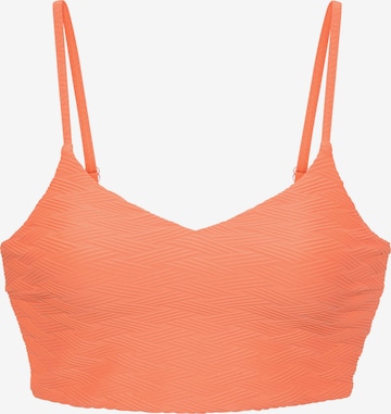 SUNSEEKER Σουτιέν για T-Shirt Τοπ μπικίνι σε πορτοκαλί: μπροστά