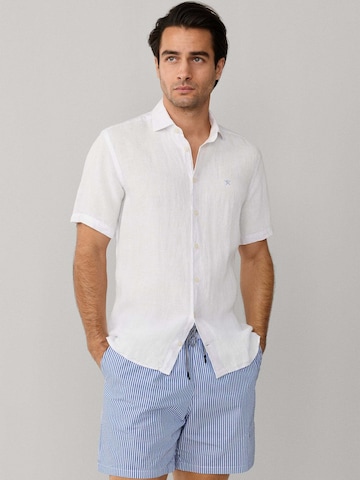 Pantaloncini da bagno 'SEERSUCKER' di Hackett London in blu