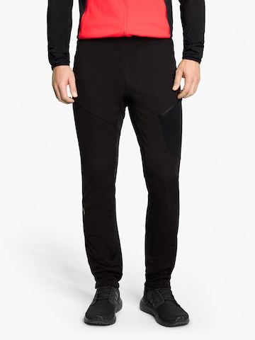 ZIENER Slimfit Sporthose 'Nebil-Z' in Schwarz: Vorderseite