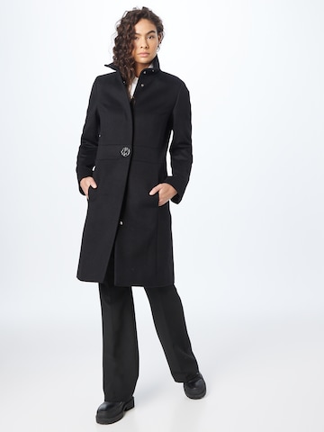 HUGO Red Between-seasons coat 'Melines' in Black: front