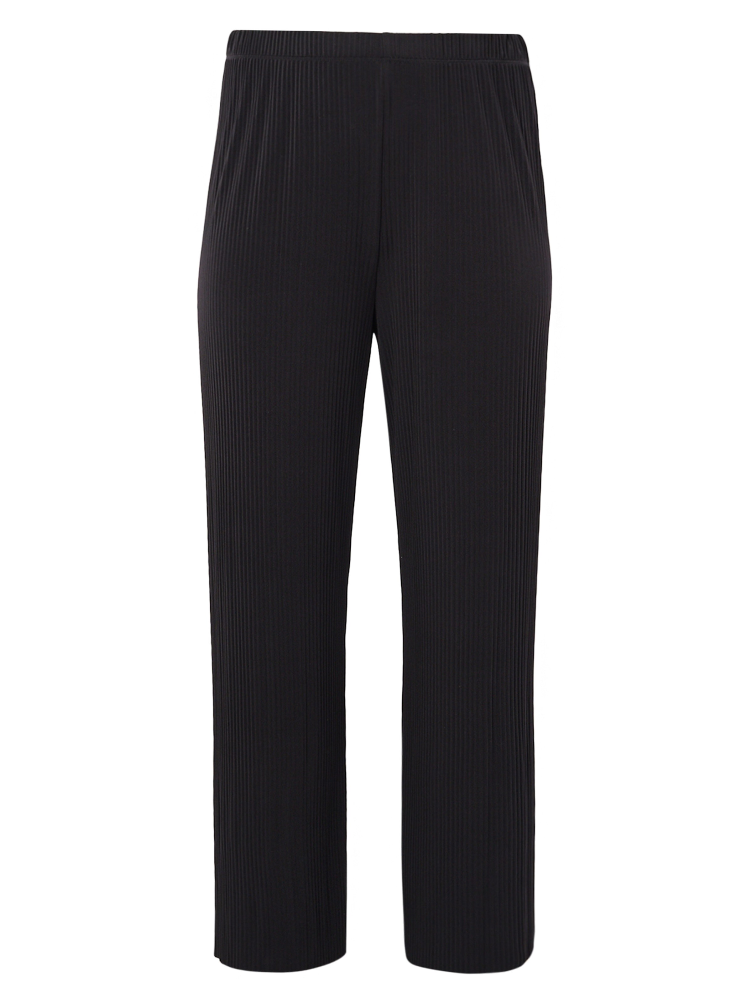 YOEK Loosefit Hose in Schwarz: Vorderseite