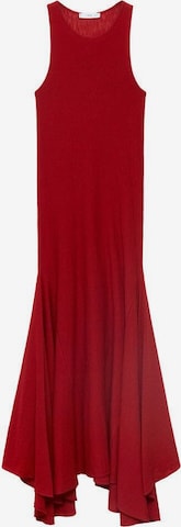 MANGO Strickkleid in Rot: Vorderseite