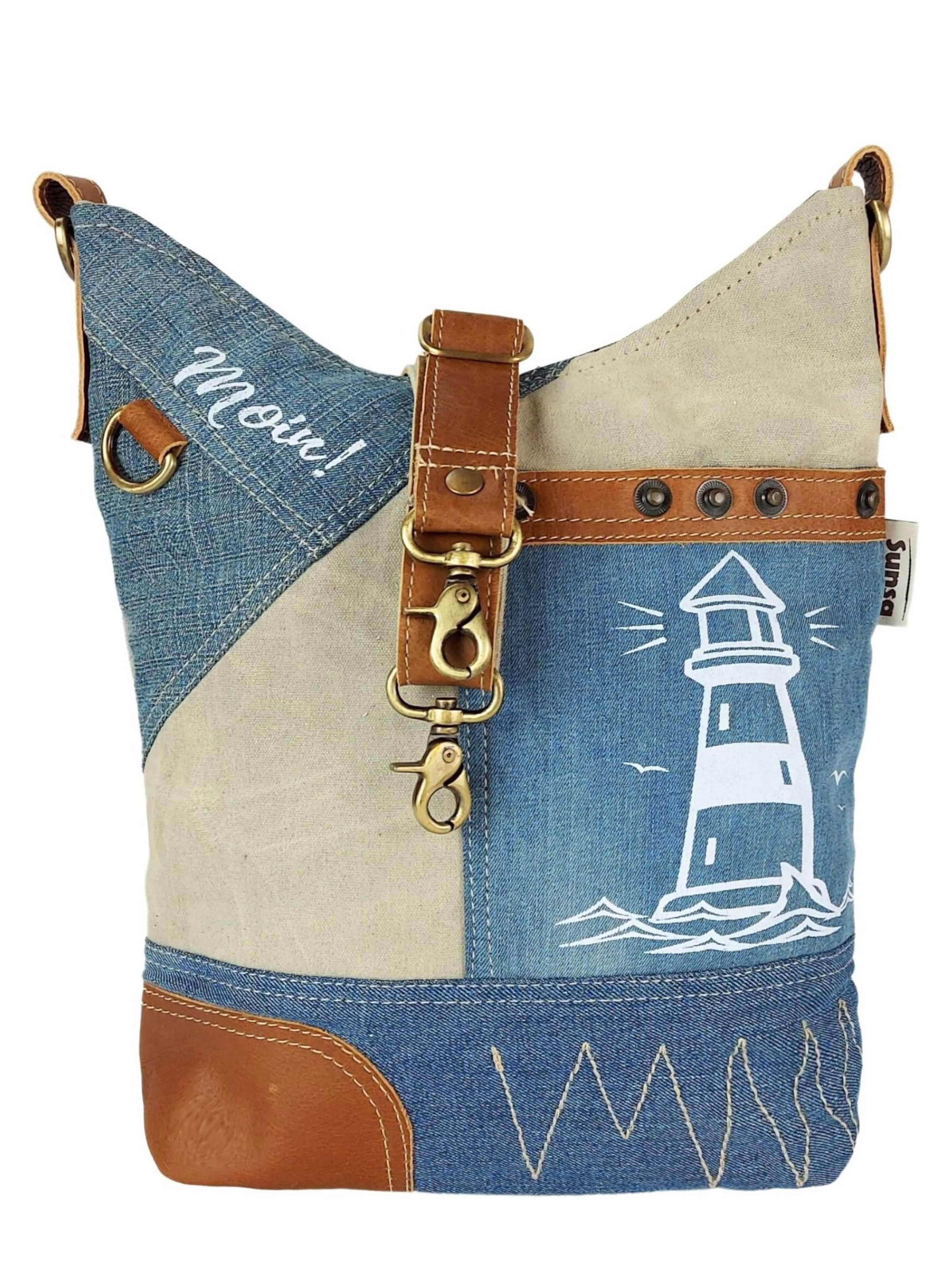 Sunsa Crossbody Bag 'Sunsa' in Blue: front