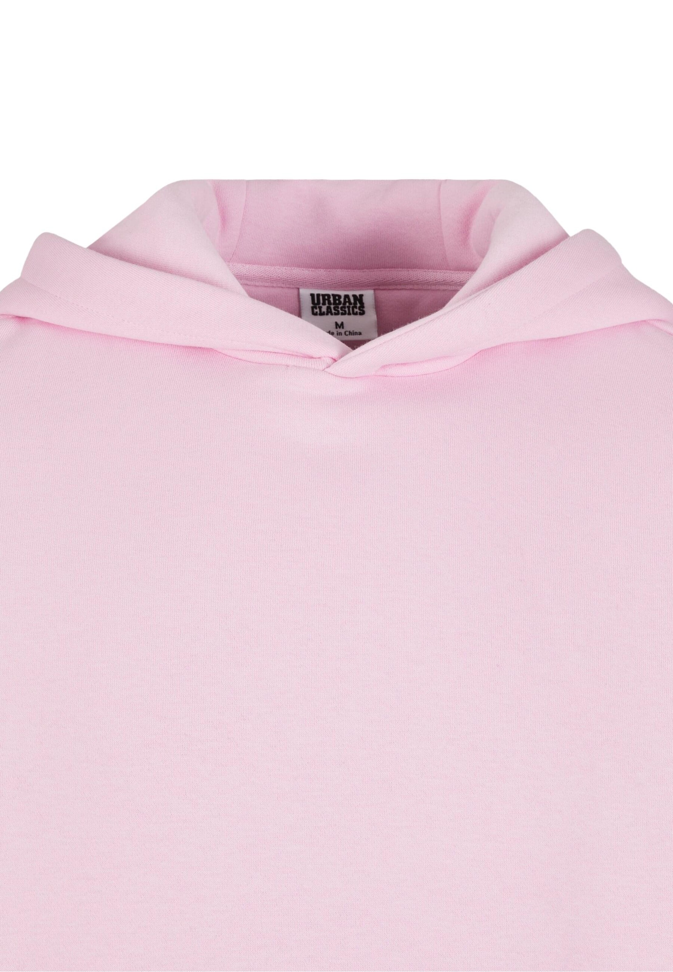 Sweat-shirt 'Fluffy' Urban Classics en rose