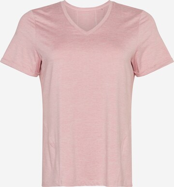 Esprit Curves Regular Shirt in Roze: voorkant