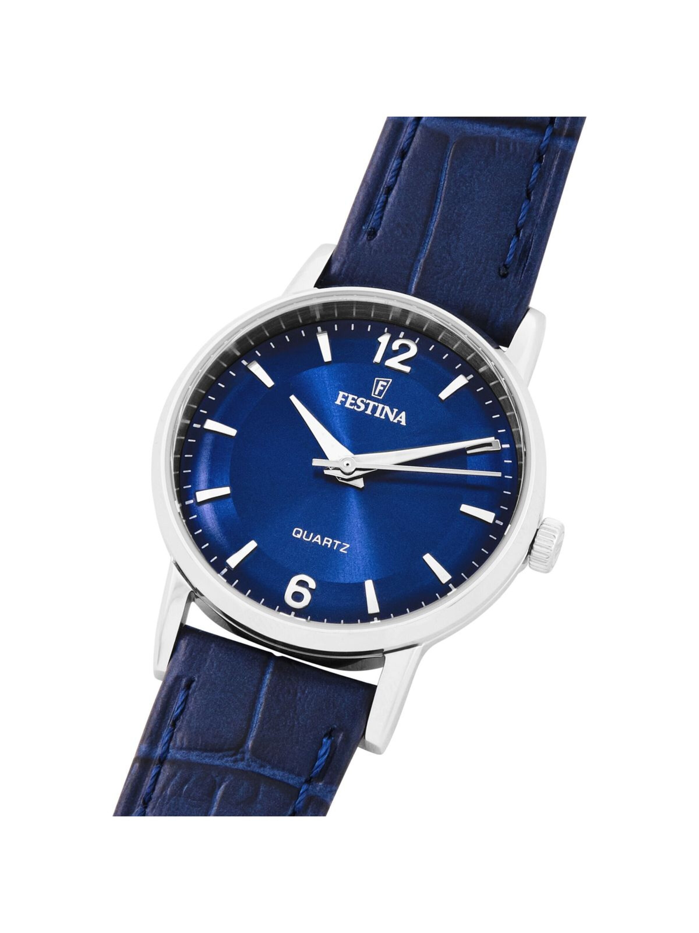 Montre à affichage analogique 'Festina - Watch Correa Clasico - Quartz watch movement - Watch case width: 29 mm' FESTINA en bleu