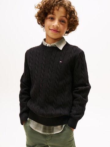 TOMMY HILFIGER Trui in Zwart: voorkant
