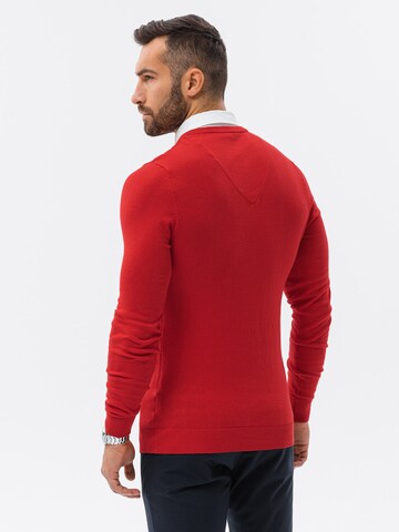 Pull-over 'E120' Ombre en rouge