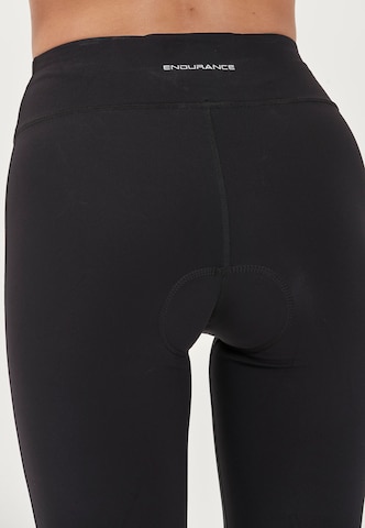 ENDURANCE Skinny Sportsbukser 'Hulda' i sort