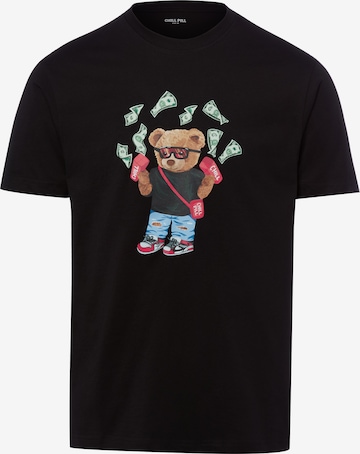 T-Shirt ' Money Gun Bear ' Chill Pill en noir : devant