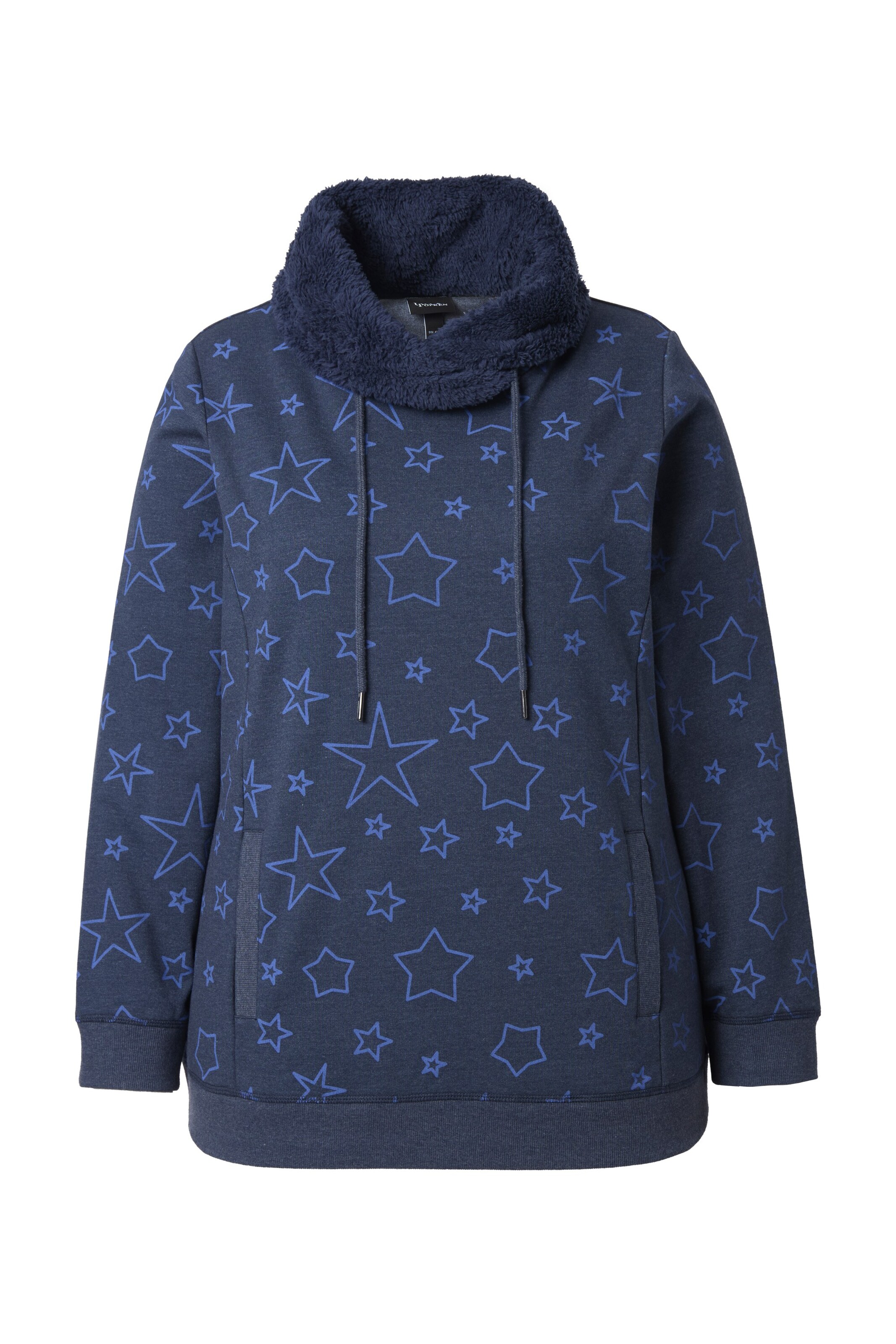 Ulla Popken Sweatshirt in Blue: front