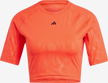 T-shirt fonctionnel 'Power' ADIDAS PERFORMANCE en rouge : devant