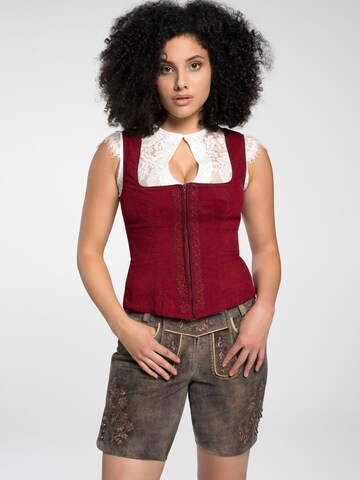 SPIETH & WENSKY Traditional blouse in Red: front