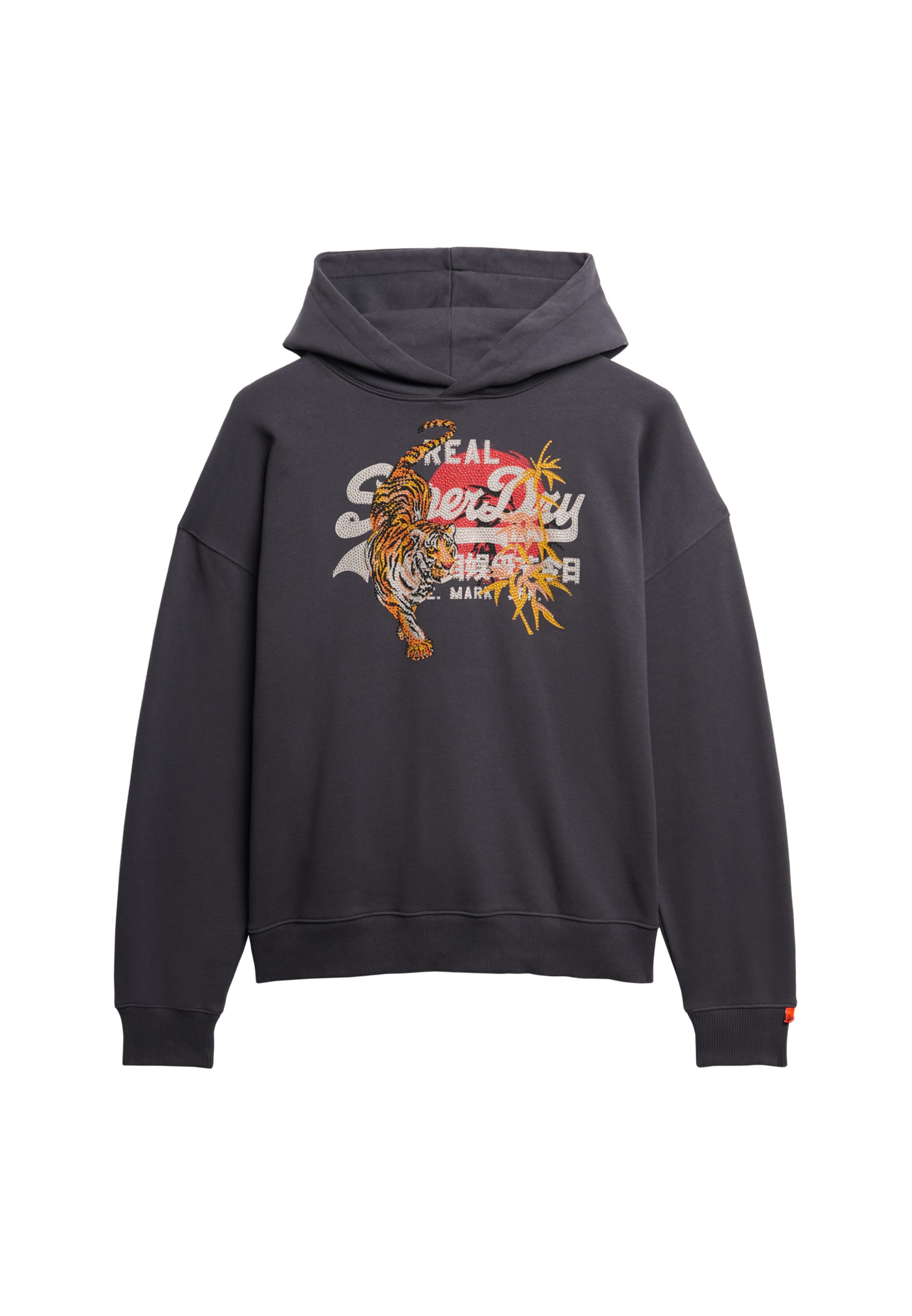 Superdry & Co Μπλούζα φούτερ 'Tokyo' σε γκρι: μπροστά