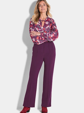 Regular Pantalon 'VERA' Goldner en rouge : devant