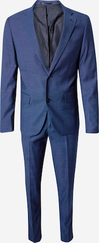 Lindbergh Slim fit Suit in Blue: front