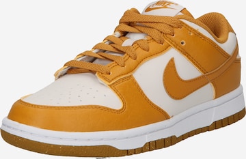 Nike Sportswear Низкие кроссовки 'DUNK LOW NEXT NATURE' в Желтый: спереди