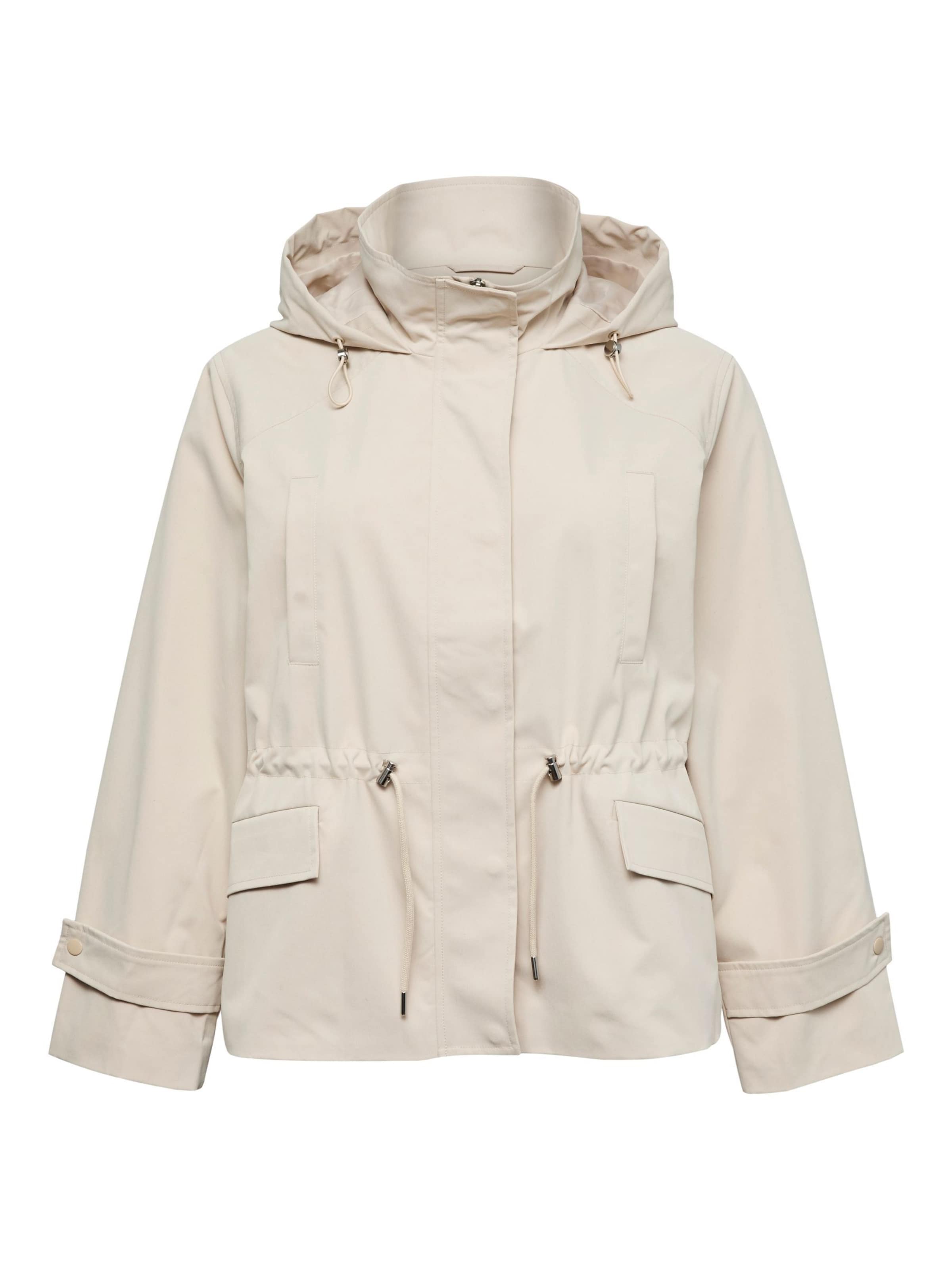 Giacca di mezza stagione di Vero Moda Curve in beige: frontale