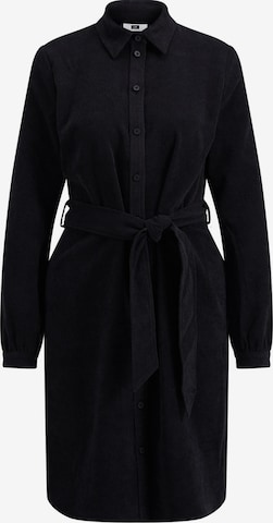 Robe-chemise WE Fashion en noir : devant