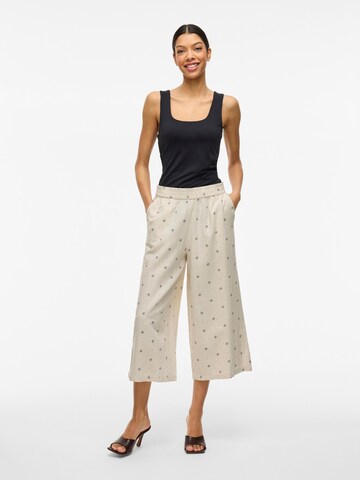 Wide leg Pantaloni di VILA in beige