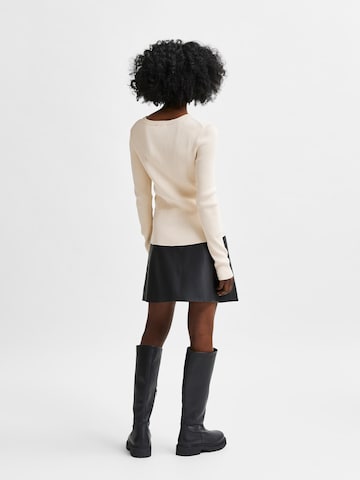 SELECTED FEMME Sweater 'Amelia' in Beige