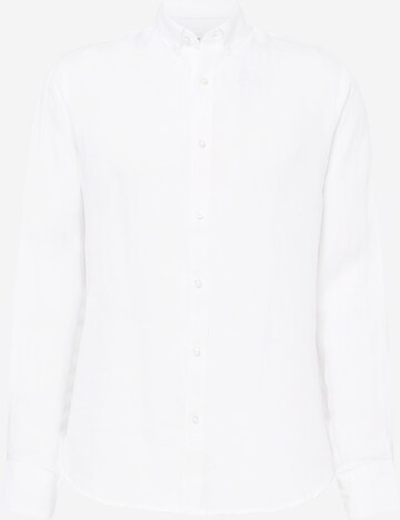 Bruun & Stengade - Camisa clássica 'Sainz' em branco: frente