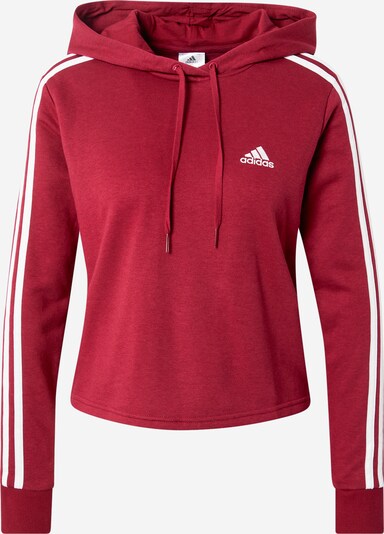 ADIDAS Sweatshirt de desporto 'CORE SPORT INSPIRED' em carmesim / branco, Vista do produto