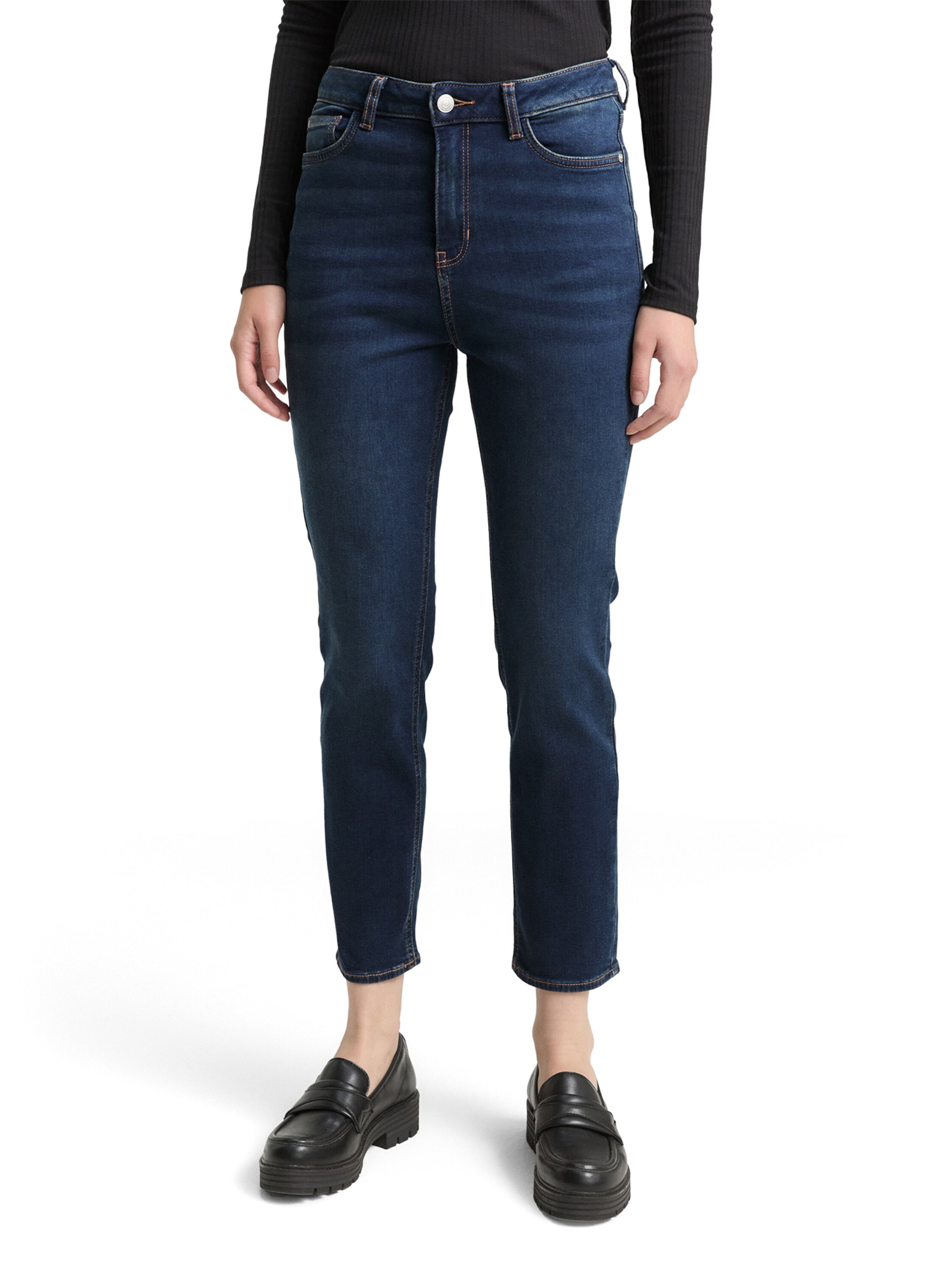 TOM TAILOR DENIM Слим Джинсы 'LOTTE' в Синий: спереди