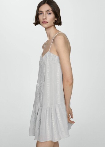 MANGO Dress 'Constan' in Silver