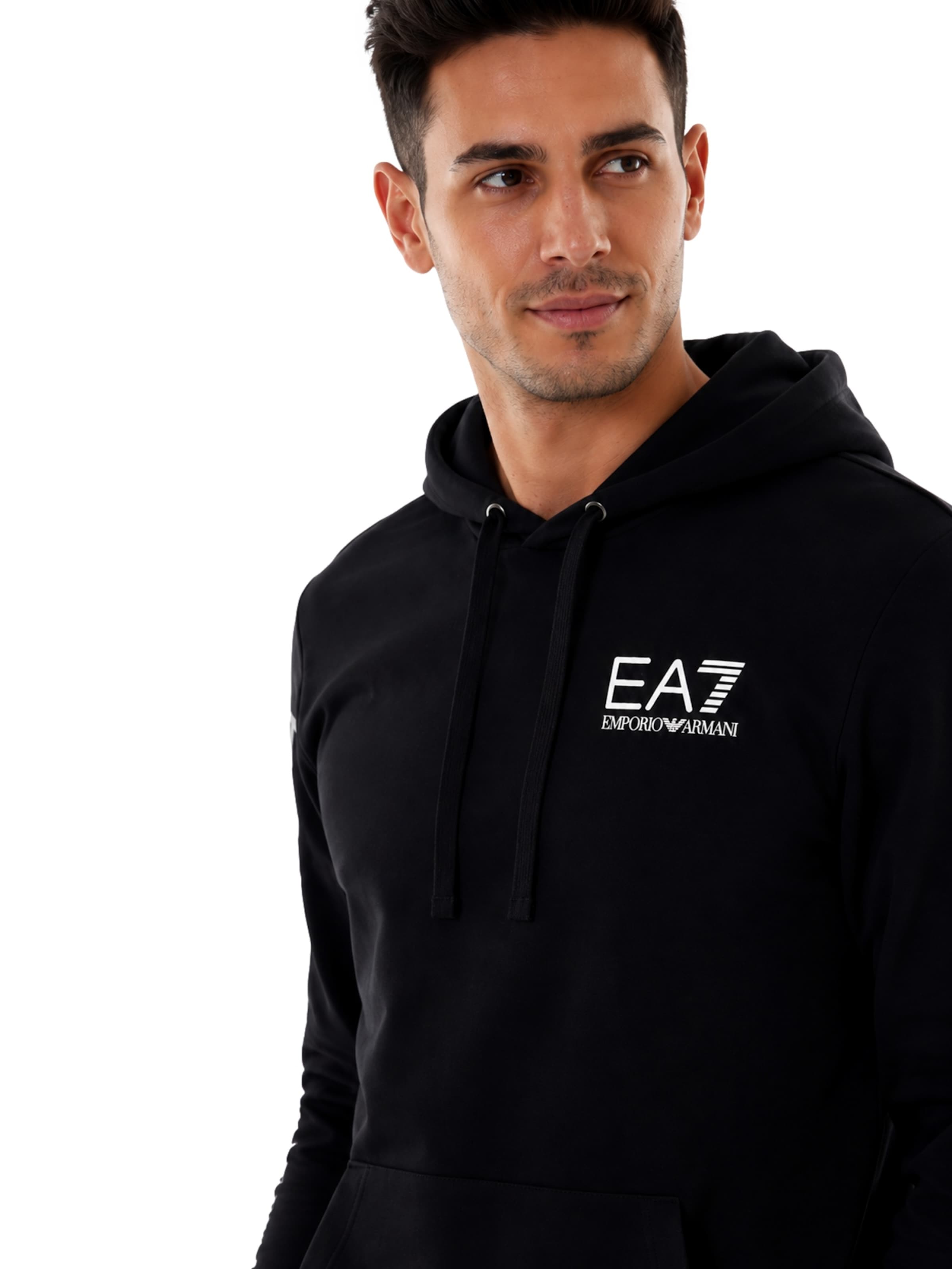 Felpa di EA7 Emporio Armani in nero