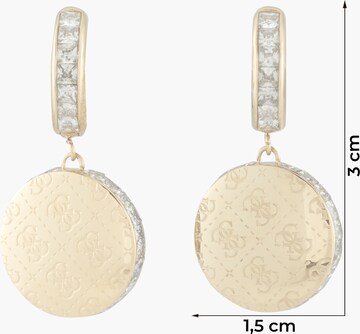 GUESS - Pendientes en oro