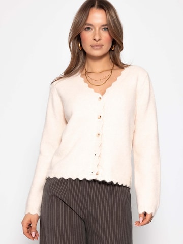 SASSYCLASSY Strickjacke in Weiß