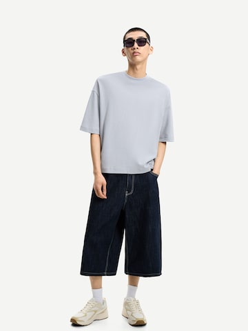 Bershka T-shirt i blå