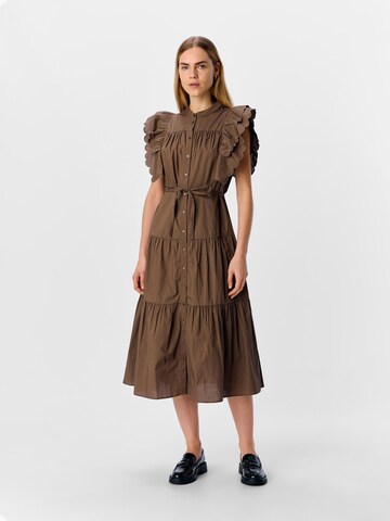 Robe-chemise 'OBJHope' OBJECT en vert : devant
