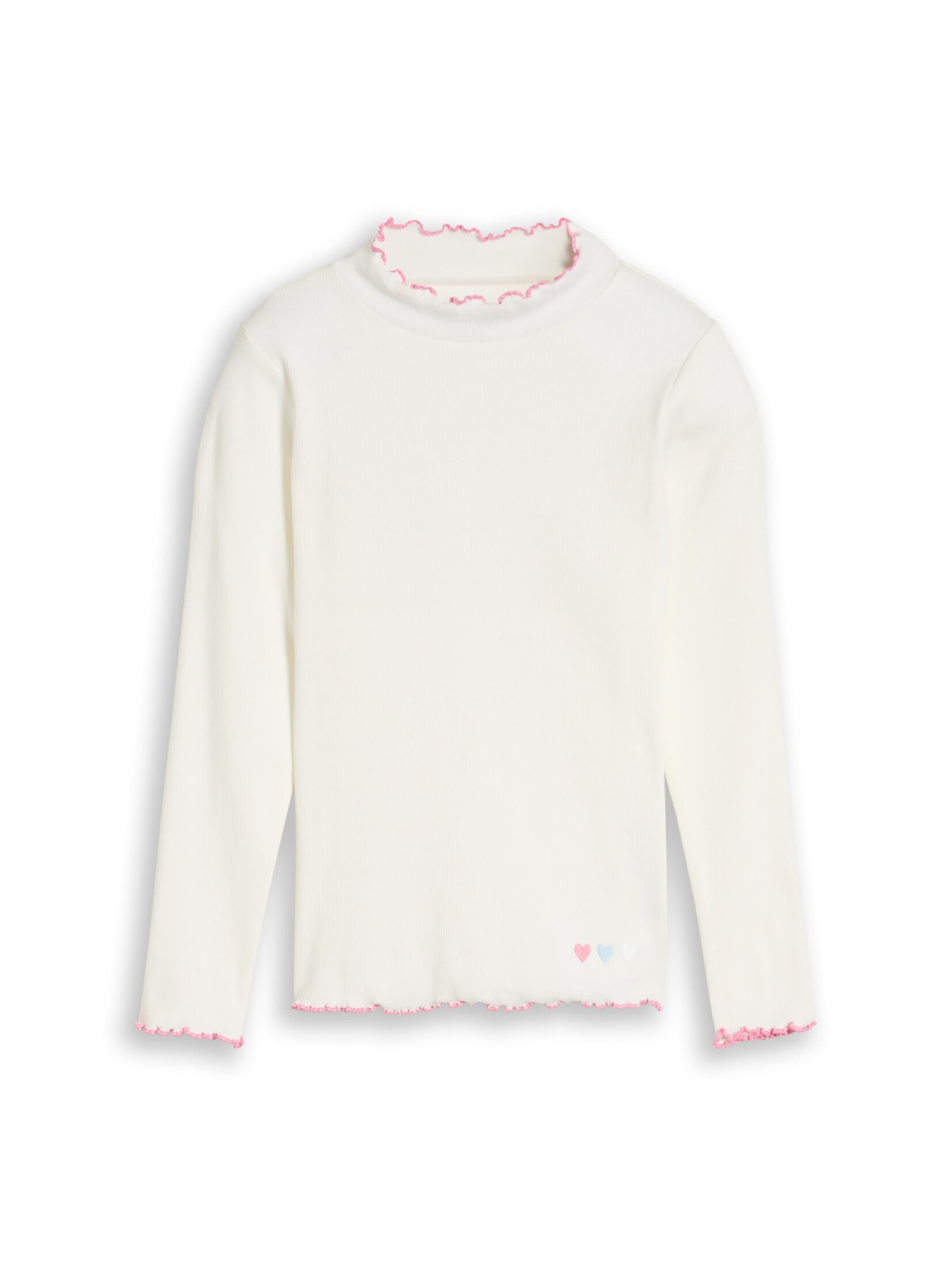 TOM TAILOR Shirt in Wit: voorkant