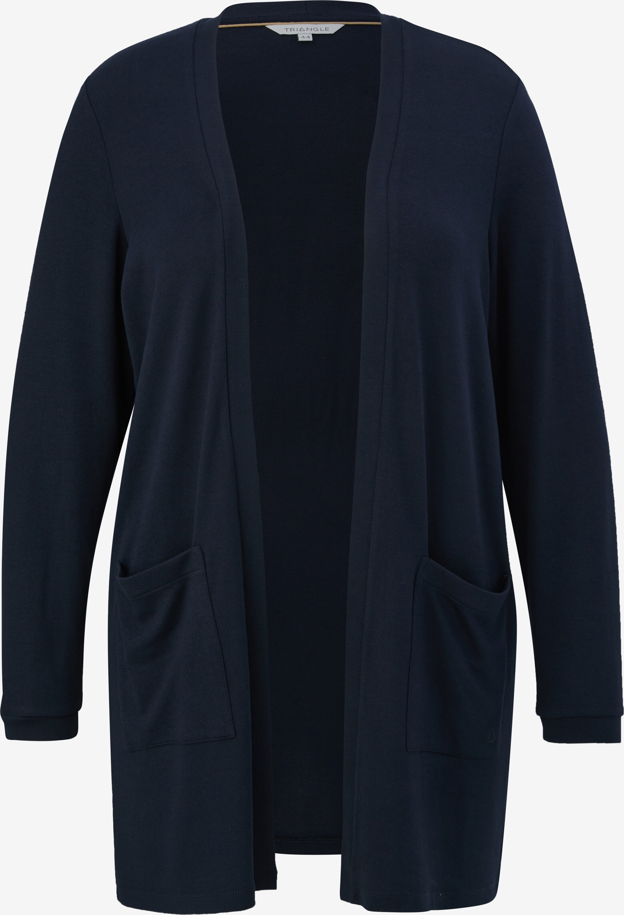 YOU | Navy Strickjacke TRIANGLE ABOUT in