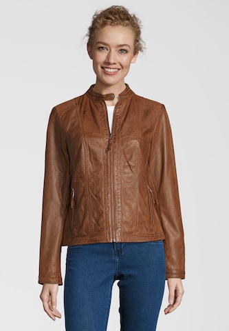 Veste mi-saison 7ELEVEN en marron : devant