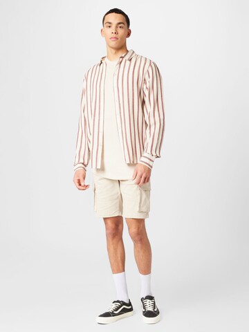 ABOUT YOU - Ajuste regular Camisa 'Jayden' en beige