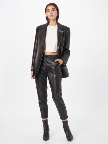 Coupe slim Pantalon Le Temps Des Cerises en noir